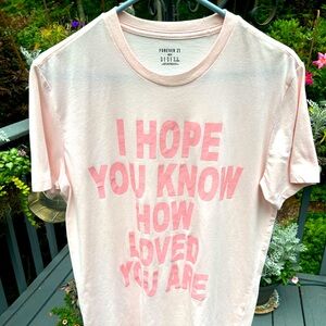 SHEIN Men's Logo Pink Tee Shirt medium